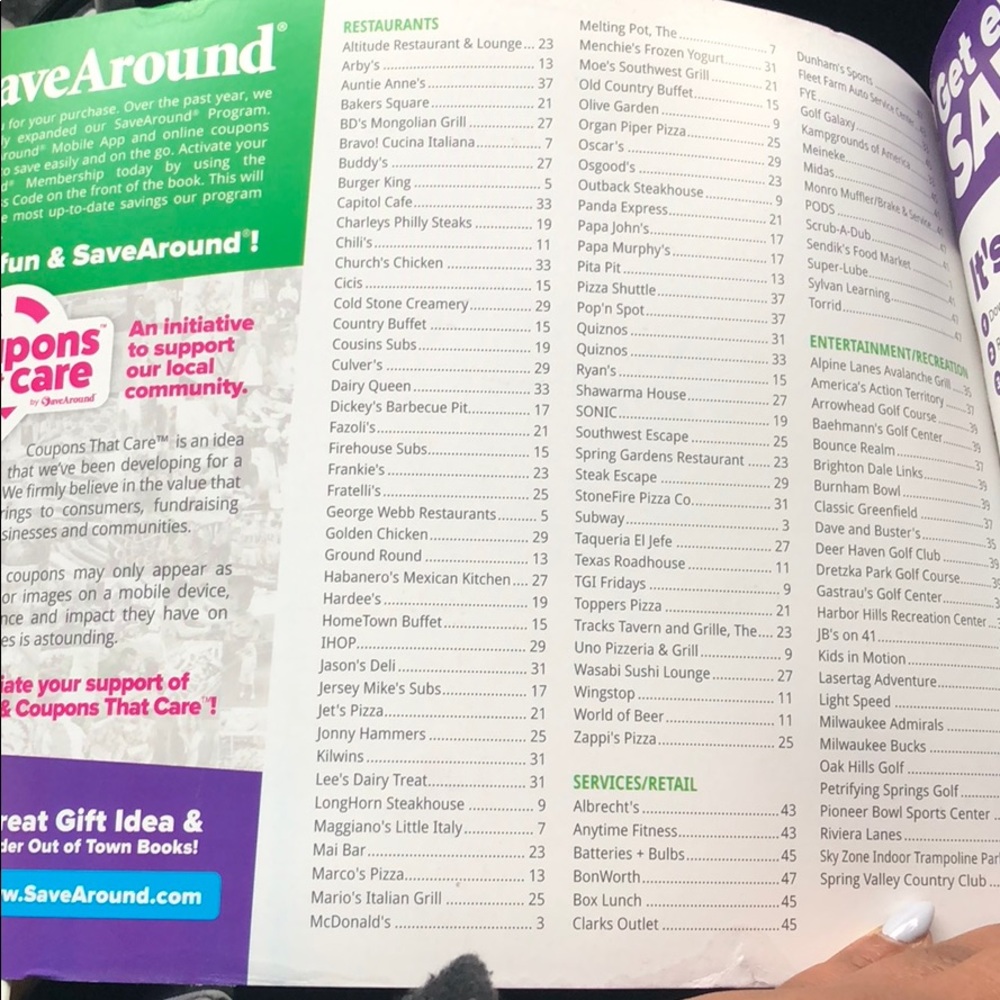 SaveAround |2019 Greater Milwaukee Coupon Book